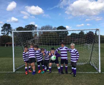 Runners up at the U8 Cranmoore Football tournament