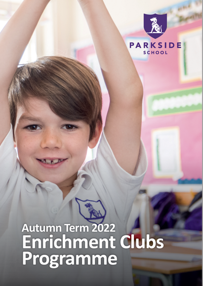 Autumn term 22 clubs front cover