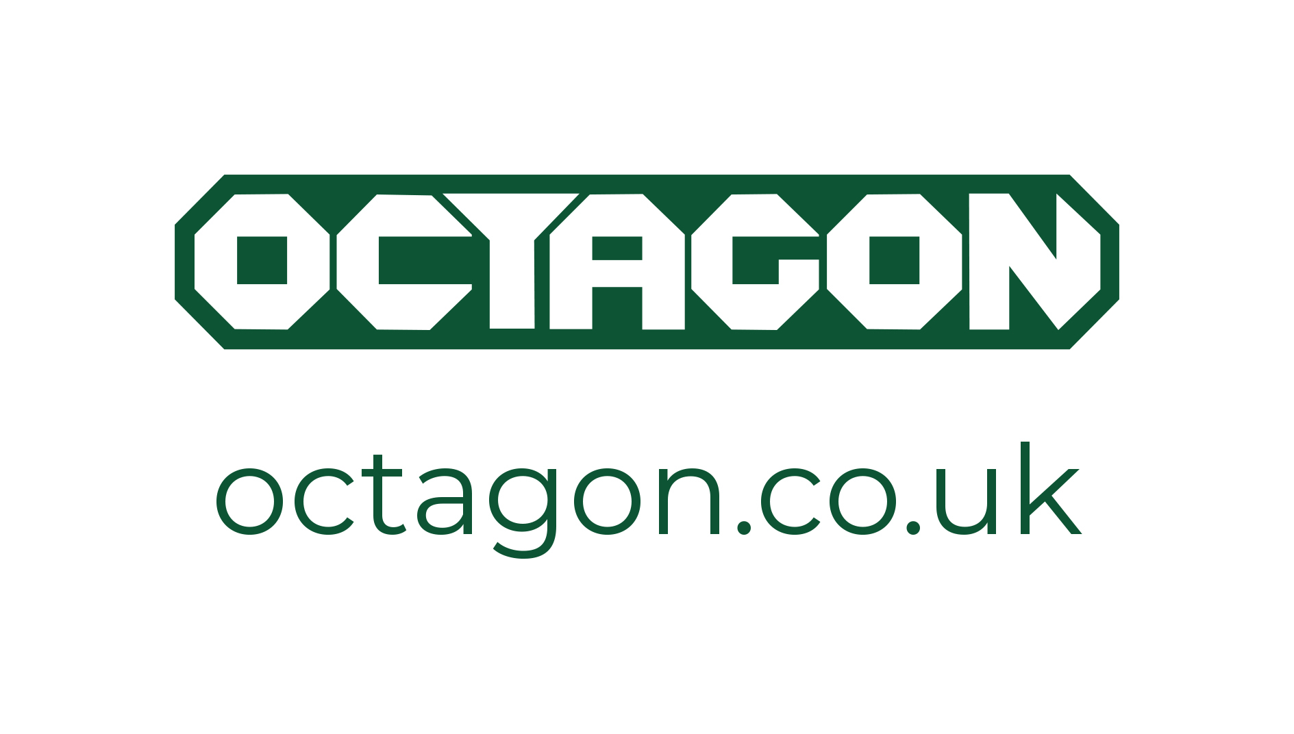Octagon logo with website